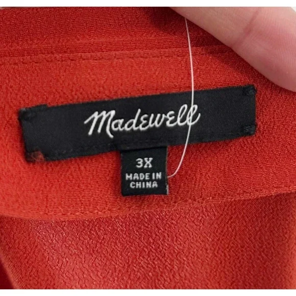 Madewell Womens Shift Dress 3X Drop Shoulder Beach Boho Minimalist Lagenlook - Picture 8 of 10